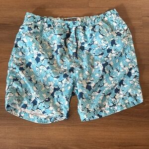 Men's Slate and Stone Swim Trunks. Size L